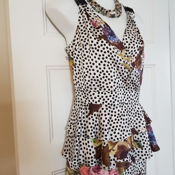 OLIMARA Sleeveless Cocktail Dress, Made in Spain, sz.6 - Picture 4 of 11